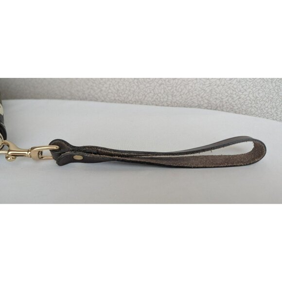 Dooney & Bourke Giraffe Print Wristlet Wallet Brown Cream/Off White Gold - Picture 6 of 12